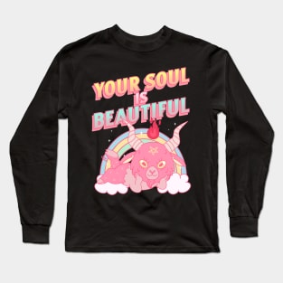 Your soul is beautiful, baby Baphomet Long Sleeve T-Shirt